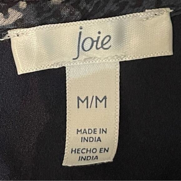 Joie Sheer Blues Grays Floral Babydoll CottageCore Feminine Dress NWOT Size M - Picture 9 of 12